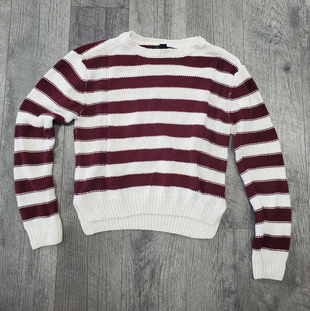 Forever 21 Red And White Sweater
